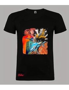 CAMISETA CHICO “COLLAGE VESPAS”