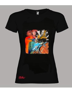 “CAMISETA CHICA “COLLAGE VESPAS” 2