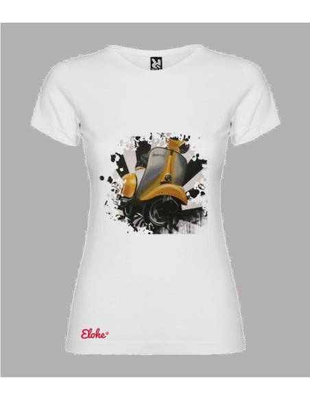“CAMISETA CHICA “VESPA POP 69”