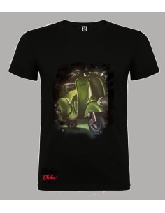 CAMISETA CHICO “VESPA VERDE FARO BAJO”