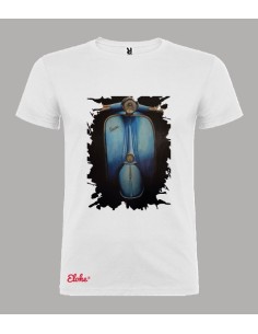CAMISETA CHICO ”VESPA 150 VBA AZUL” 2