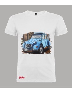 CAMISETA CHICO “CITROEN 2CV AZUL” 2