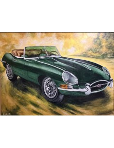 Jaguar E-Type Cabrio Verde